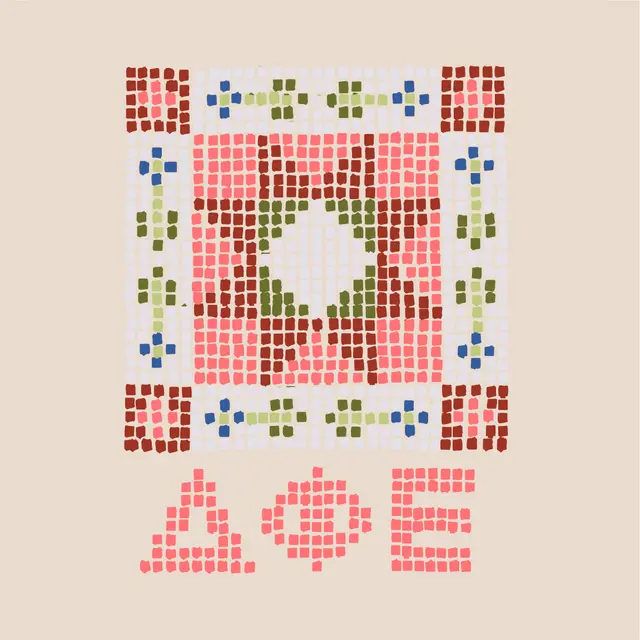 Delta Phi Epsilon Mosaic Pattern PR Tote