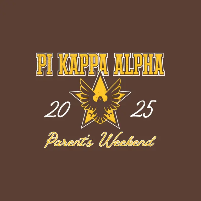 Pi Kappa Alpha Eagle Star Parent's Weekend Shirt