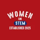 Women in STEM Bold Lettering with Blue Accent PR Shirt