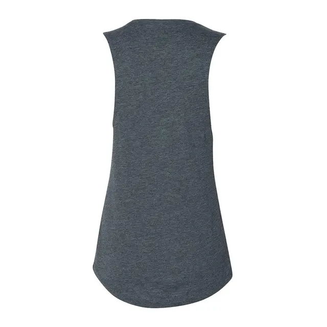 Customizable Next Level Women’s Festival Muscle Tank 5013 Antique Denim Back