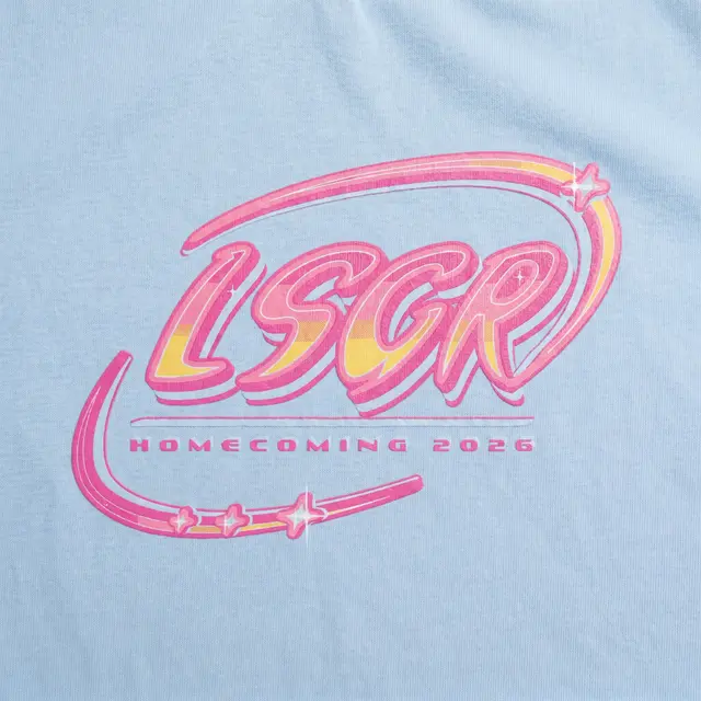 LSGR Retro Swirl Script Homecoming Shirt