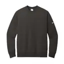 Nike Club Fleece Sleeve Swoosh Crew Anthracite Front