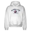 Alpha Chi Omega Plaid Helmet Parent's Weekend Hoodie 2