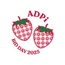 Alpha Delta Pi Gingham Strawberry Rush Shirt