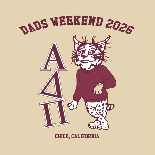 Playful Cat Illustration with Letters Parents Weekend Shirt
