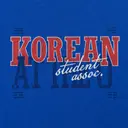 Korean Student Association Block Lettering Stacked Text PR Shirt