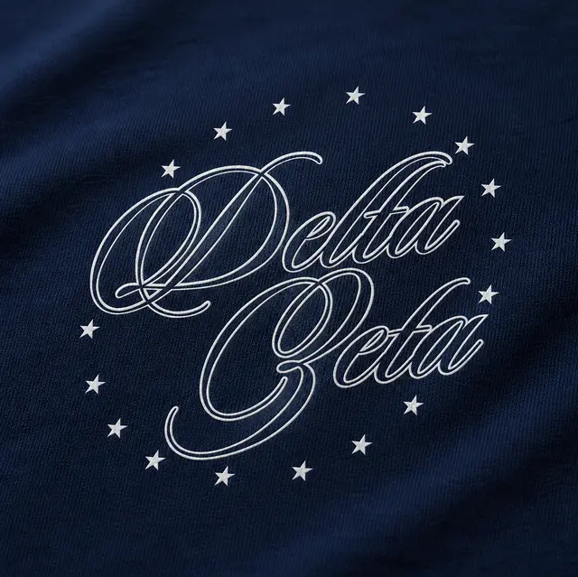 Delta Zeta Circular Star Illustration PR Tank