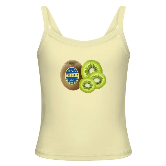 Delta Delta Delta Kiwi Graphic Big Little Reveal Tank 2