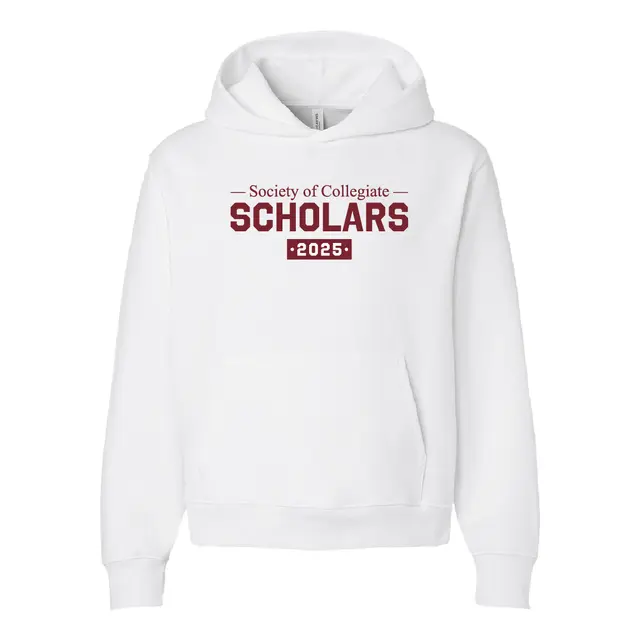Society of Collegiate Scholars Block Text PR Hoodie 2