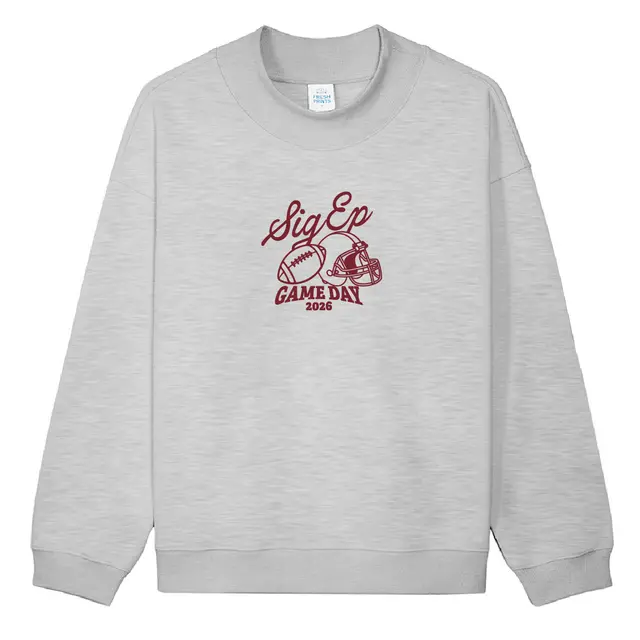 Sigma Phi Epsilon Football Helmet Game Day Crewneck 2