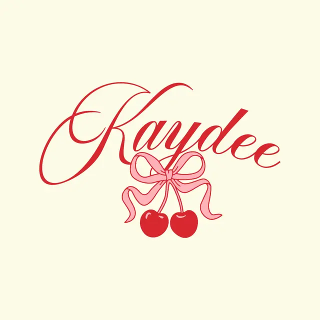 Kappa Delta Curved Script Cherry Bow PR Tank