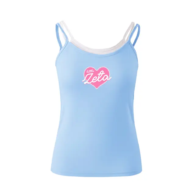 Zeta Tau Alpha Heart Shaped Design Big Little Reveal Tank 2