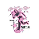 Gamma Phi Beta Sprinting Athlete and Stars Philanthropy Crewneck