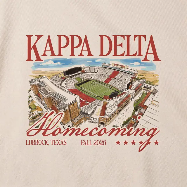 Kappa Delta Stadium Illustration Homecoming Sweater