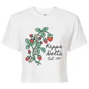 Kappa Delta Strawberry and Script Text PR Shirt-2