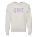 Alpha Delta Pi Star Text PR Crewneck 2