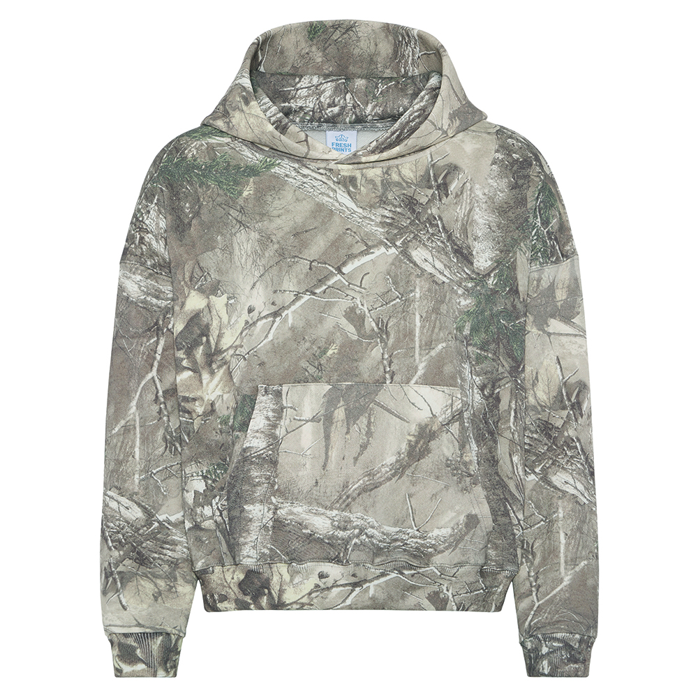 Fresh Prints Boston Camo Heavyweight Hoodie