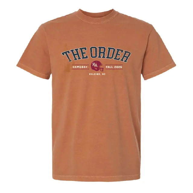Kappa Alpha Order Bold Text Helmet Game Day Shirt 2