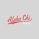 Alpha Chi Omega Script Text Bid Day Crewneck