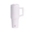Elemental 32Oz Commuter Tumbler Matte White Front