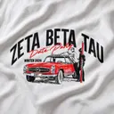 Zeta Beta Tau Vintage Car Ski Theme Date Parties Crewneck