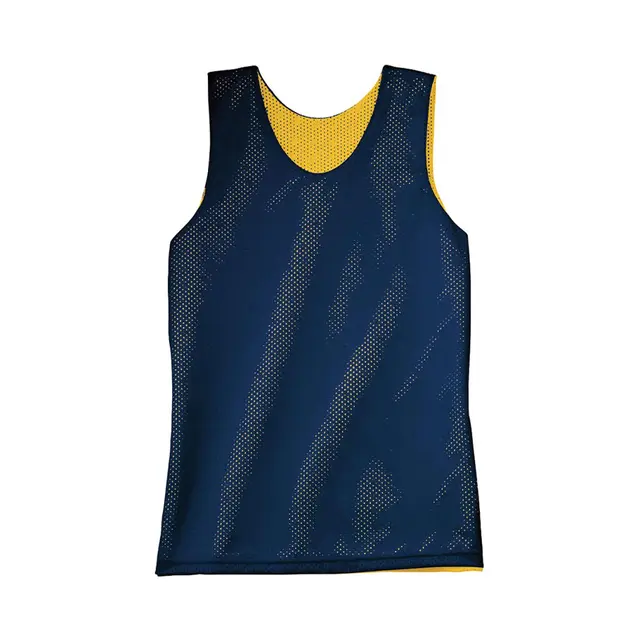 A4 Reversible Mesh Tank nf1270 Navy Gold front