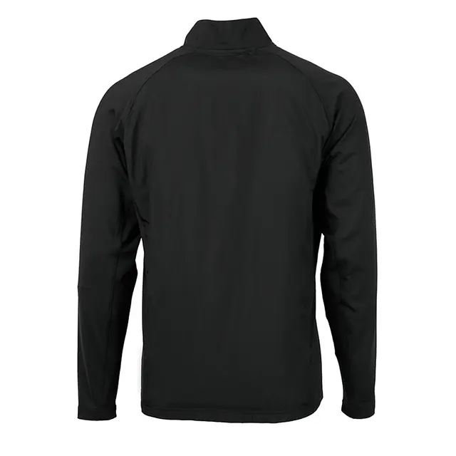 Cutter and Buck Adapt Eco Knit Hybrid Recycled Mens Full Zip Jacket Black Back