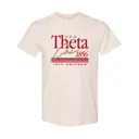Theta Chi Stacked Serif Text PR Shirt 2