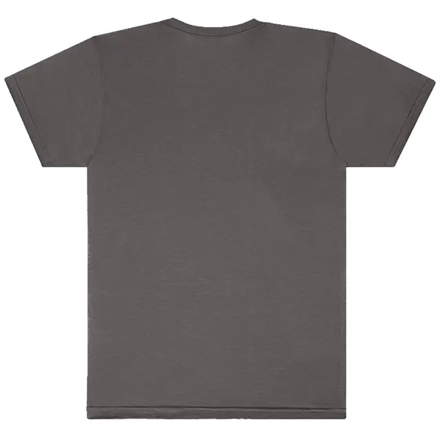 Customizable Los Angeles Apparel S/S Fine Jersey Crew 4.3 Oz 20001 Asphalt Back
