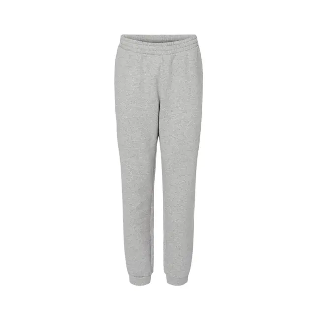 Adidas Fleece Joggers a436 Grey Heather Front