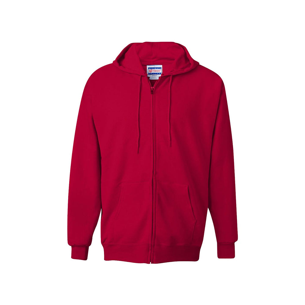 Hanes Adult 9.7 Oz. Ultimate Cotton 90/10 Full-Zip Hood | Fresh Prints