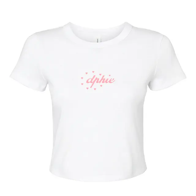 Delta Phi Epsilon Heart Pattern PR Shirt 2