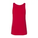 Customizable Bella + Canvas Women’s Relaxed Jersey Tank 6488 Red Back