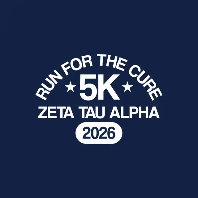 Zeta Tau Alpha Simple Texts and Stars Philanthropy Tank