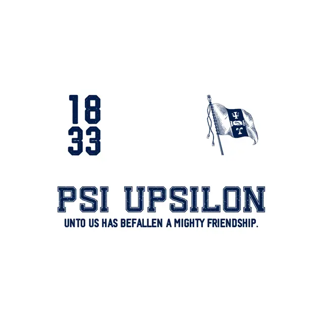 Psi Upsilon Flag Illustration PR Shirt