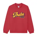 Kappa Alpha Theta Curved Lettering Philanthropy Sweater 2