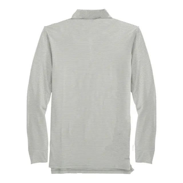Southern Tide Southern Tide Men's Ryder Montefuma Heather Performance Long-Sleeve Polo 9717 Heather Steel Grey Back