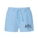 Alpha Chi Omega Block Lettering Graphic PR Shorts 2