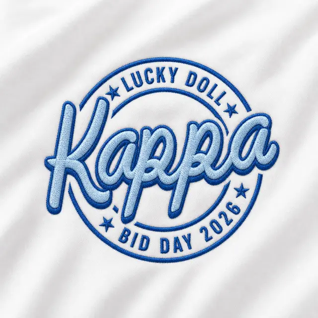 Kappa Kappa Gamma Script Logo Circle Rush Hat