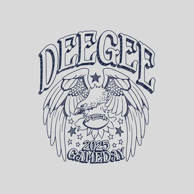 Delta Gamma Bold Eagle Wings Game Day Tank