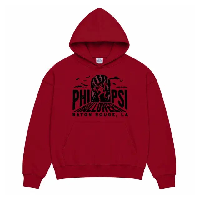 Phi Kappa Psi Creepy Pumpkin Illustration Holidays Hoodie 2