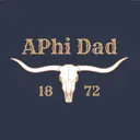 Alpha Phi Bull Skull Text Parent's Weekend Sweater