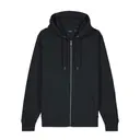 Stanley/Stella Stanley/Stella® Unisex Cultivator 2.0 Full-Zip Hooded Sweatshirt Black Front