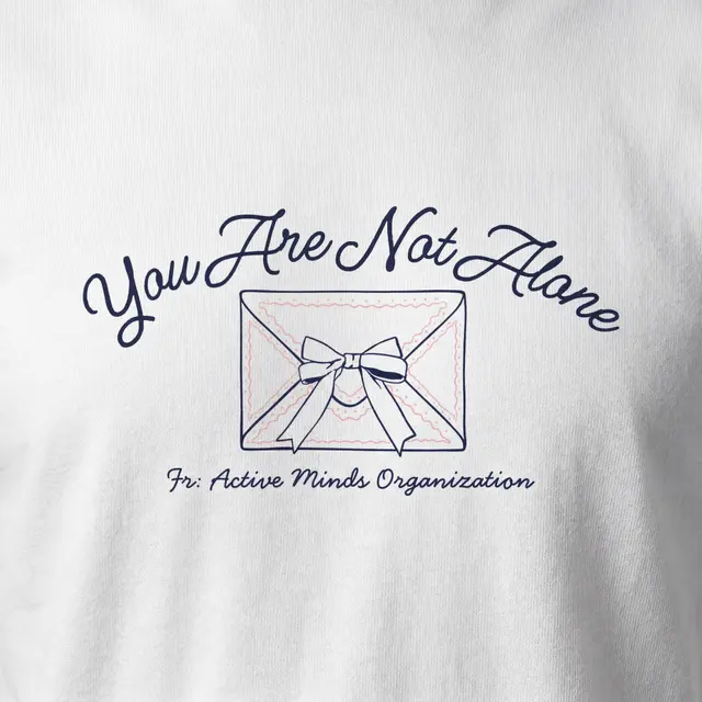 Active Minds Hand Drawn Lettering Envelope Graphic PR Hoodie