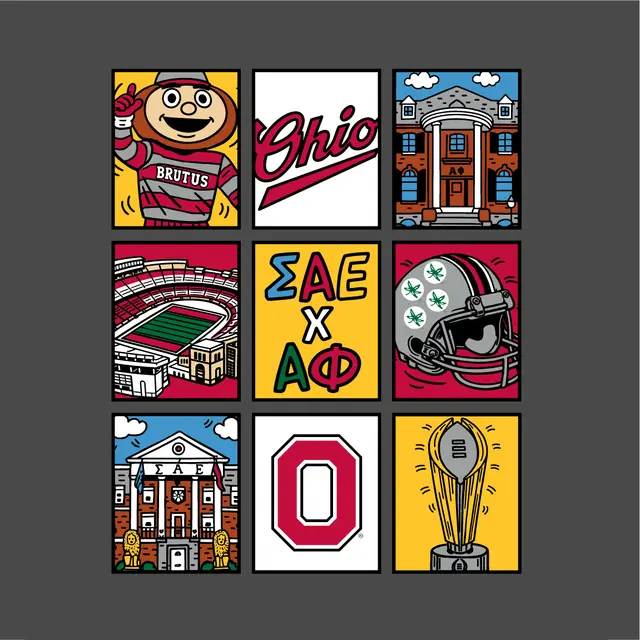 SAE Colorful Collage PR Hoodie