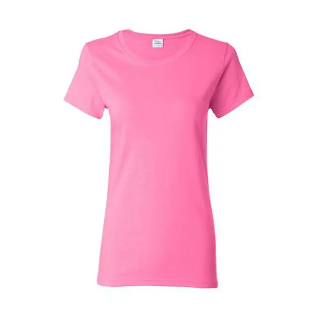 Gildan Ladies' Heavy Cotton™ T-Shirt g500l Azalea Front