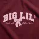 Alpha Gamma Delta Bow Graphic Big Little Reveal Sweater