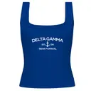 Delta Gamma Anchor and Stripe Text Semi Formal Tank 2