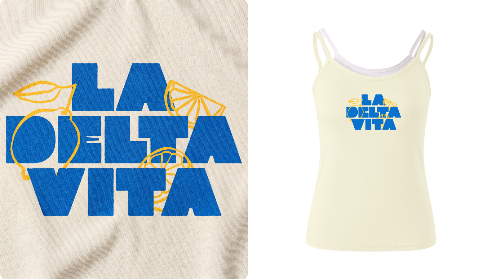 Tri Delta merch La Dolce Vita theme
