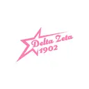 Delta Zeta Starburst Pink Text PR Shirt